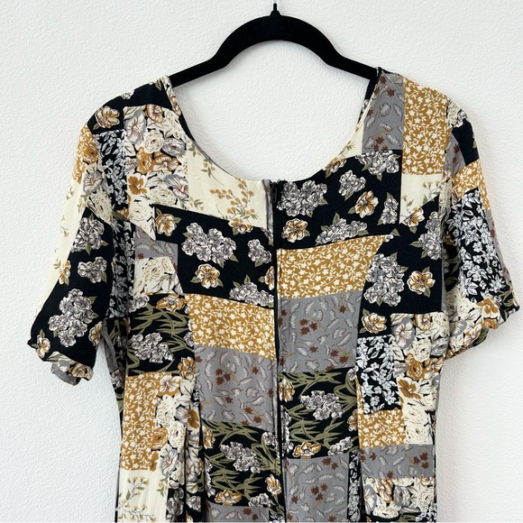 Vintage Floral Wide Leg Jumpsuit - Picture 4 of 6